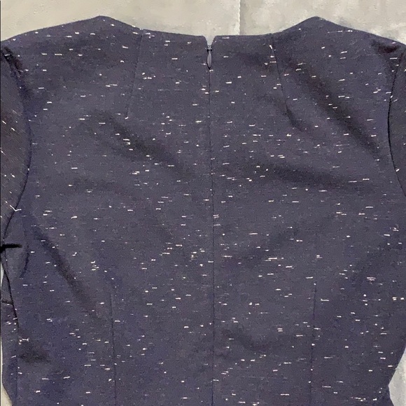Madewell Navy White Speckled Dress - Picture 5 of 6